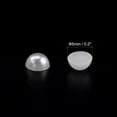 thumbnail image 2 of REGALWOVEN 5mm AB Flat Back Pearls Loose Half Round Resin Pearl Beads DIY Crafts White, 2 of 5