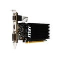 thumbnail image 3 of MSI GT 710 2GD3H LP - Graphics card - GF GT 710 - 2 GB DDR3 - PCIe 2.0 x16 low profile - DVI, D-Sub, HDMI, 3 of 7
