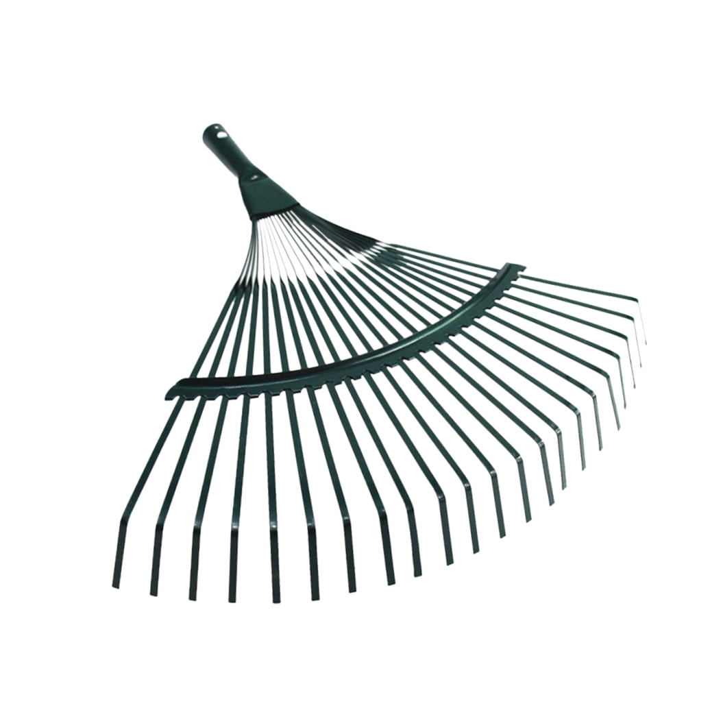 Mobestech Durable Garden Rake Green for Efficient Weed and Debris Cleanup