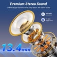 thumbnail image 2 of Auriculares inalámbricos Monyhigh S48 Bluetooth 5.4 IPX7, 2 of 9