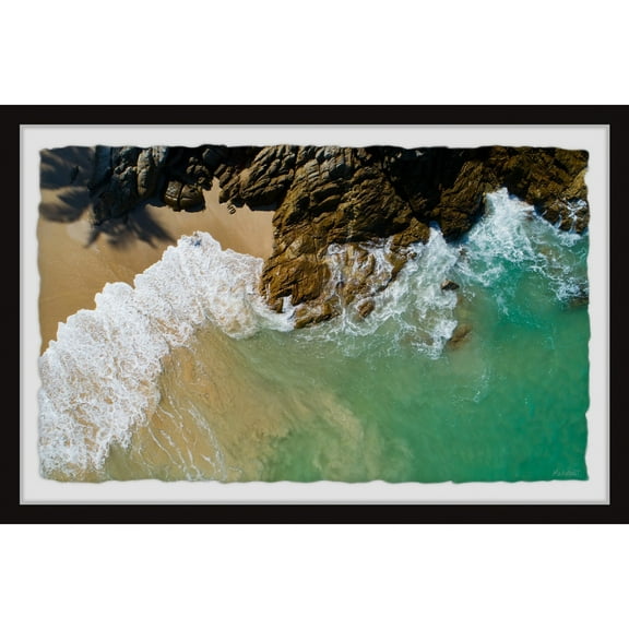 Marmont Hill Dance With the Waves Framed Painting Print