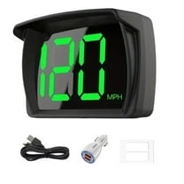 Speedometer HUD GPS Digital Speed Meter with MPH USB Cable Plug & Play Car Accessories for All Car Truck Motor SUV