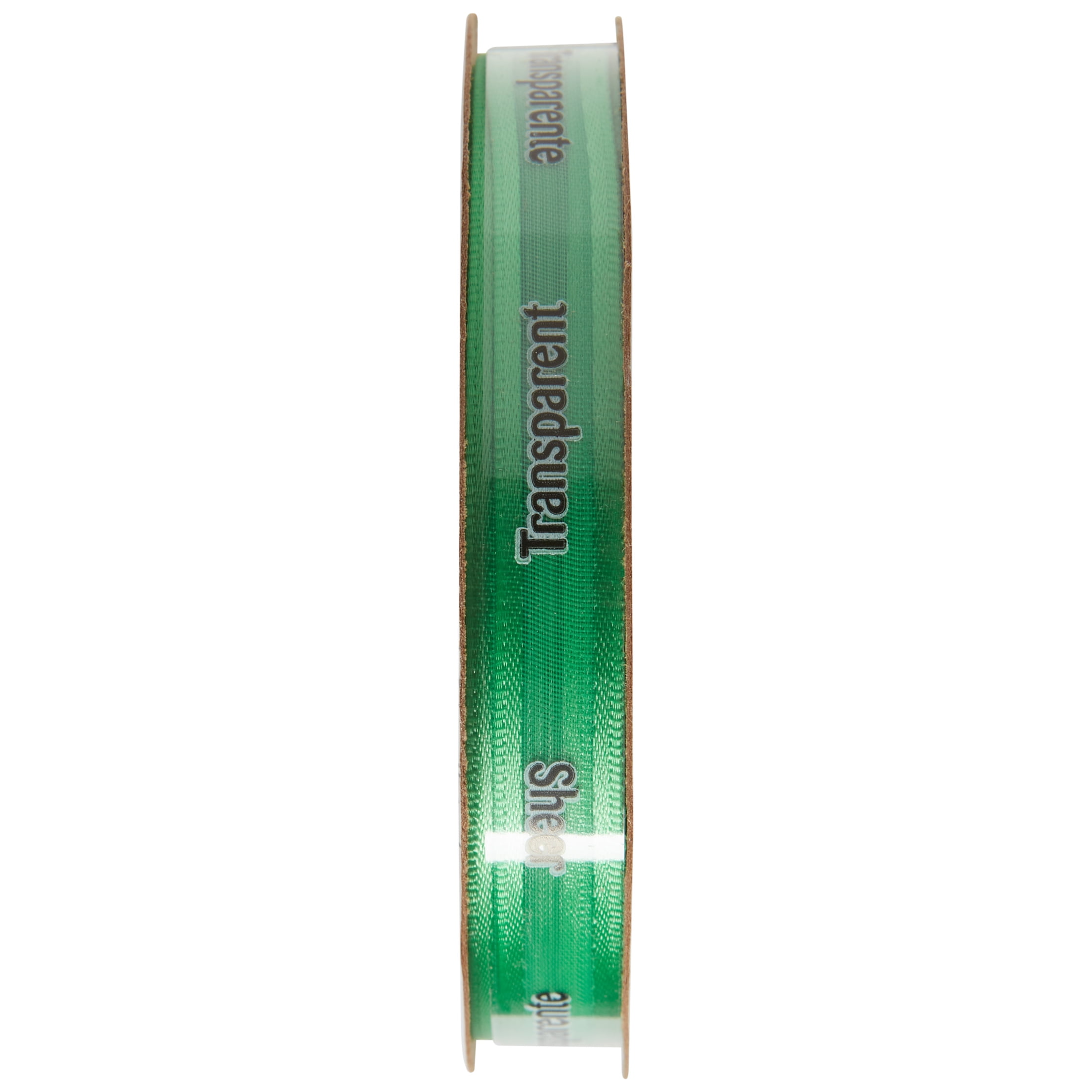 (3 pack) Offray Ribbon, Emerald Green 5/16 inch Sheer Ribbon, 9 feet