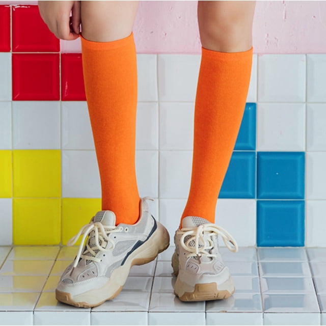 Warm Christmas Fashion Windproof Printing Mid Tube Socks Long Tube Cotton