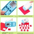 thumbnail image 4 of CY5O5ee Rectangular Postage Stamp Puncher Hole Punch DIYs Handmade Stamp Shaped Craft Squares Paper Puncher for Scrapbook Supplies Crafting Card Making, 4 of 6
