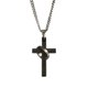 thumbnail image 3 of Collar con cruz de marca de moda para hombre, colgante con personalidad de acero de titanio, estilo hip hop, Joker, corbata, accesorios, 3 of 6