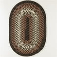 thumbnail image 1 of Rhody TR82R024X036 Tapis 2 x 3 Pieds Rivière Double Tapis Ovale & 44; Noir & Multi Couleur, 1 of 1