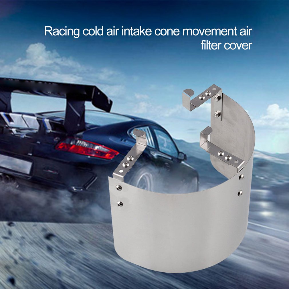 Universal Racing Cold Air Intake Cone Sport Air Filter Cover Aluminum