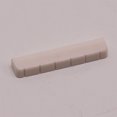 thumbnail image 2 of Maoww 50 Pieces ABS Classical Acoustic Guitar Nut Portable 6 String Stringed Instrument Guitars Base Nuts Part Component Accessories Type 4 Black, 2 of 9