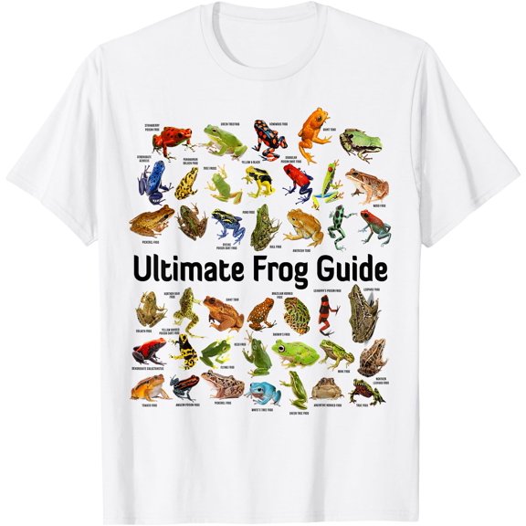 Ultimate Amphibian Guide Cottagecore Aesthetic Frog Mushroom Unisex T-Shirt for Men Women Kids