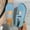 Blue, variant on Knit Flats for Women Summer Novel Trendy Solid Color Round Toe Ankle Strap Casual Ballet Flats Women Comfortable Dressy Office Soft Sloe Shoes Purple 7.5
