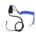 thumbnail image 1 of Universal Outboard Engine Ignition Emergency Kill Stop Switch Safety Tether Lanyard, 1 of 5