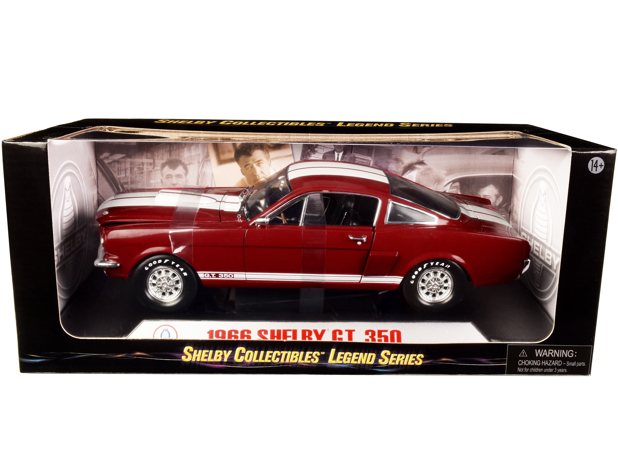 1966 Shelby GT350 ミニカー1/18 1966 Hertz Shelby GT350H 1:18-Scale Diecast Car With