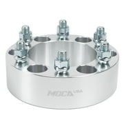 MOCA AUTOPARTS 4PCS 2(50mm) Wheel Spacers 6x5.5 to 6x5.5 with M14x1.5 Thread Pitch Fit for Chevrolet K1500 K2500 C2500