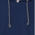 thumbnail image 2 of Plain Pullover Hooded Sweatshirt (Navy) - Navy - Large, 2 of 4