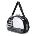thumbnail image 1 of Transportín transparente para gatos, bolsa portátil para transportar gatos pequeños, transportadores plegables de lados suaves para mascotas para viajes de perros pequeños y gatitos (albaric, 1 of 5