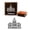 Brown, variant on Printtoo President House Pattern Square Wooden Rubber Stamp Scrap-booking-5 x 5 Inches