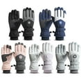 thumbnail image 2 of Women Snow Gloves, Windproof Warm Waterproof Skiing Gloves, Touch Screen Gloves for Women Girls, 2 of 3