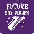 thumbnail image 4 of Inktastic Future Saxophone Player Childs Music Boys or Girls Baby Bib, 4 of 4