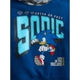 thumbnail image 3 of Sega Sonic The Hedgehog Boys Layer Look Embroidered Hoodie, Sizes XS 4/5-XL 14/16, 3 of 3