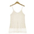 thumbnail image 3 of Chaleco Mujeres Casual Cami Hollow Out Crochet Beach Tank Top Cover Traje de baño Bikinis de playa Ygjytge champán T S para Mujer, 3 of 9