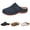 Blue, variant on Women's Cut-Out Wedge Mule Slides Breathable Soft Sole Closed-Toe Shoes Summer Footwear White 36