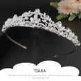 thumbnail image 3 of Wedding Rhinestone Crown Birthday Tiara Headband High-end Rhinestone Tiara for Girl, 3 of 6