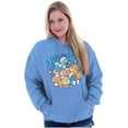 thumbnail image 4 of Vintage Smurf Just Be Cool Mushrooms Hoodie Sweatshirt Women Men Brisco Brands L, 4 of 6