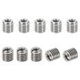 thumbnail image 1 of Unique Bargains Adaptateurs Filetés Manchon Réducteur Écrou M8 * 1,25 Mâle à M4 * 0,7 Femelle Réparation Insert Vis Réducteur 8mm 10 Pcs, 1 of 6
