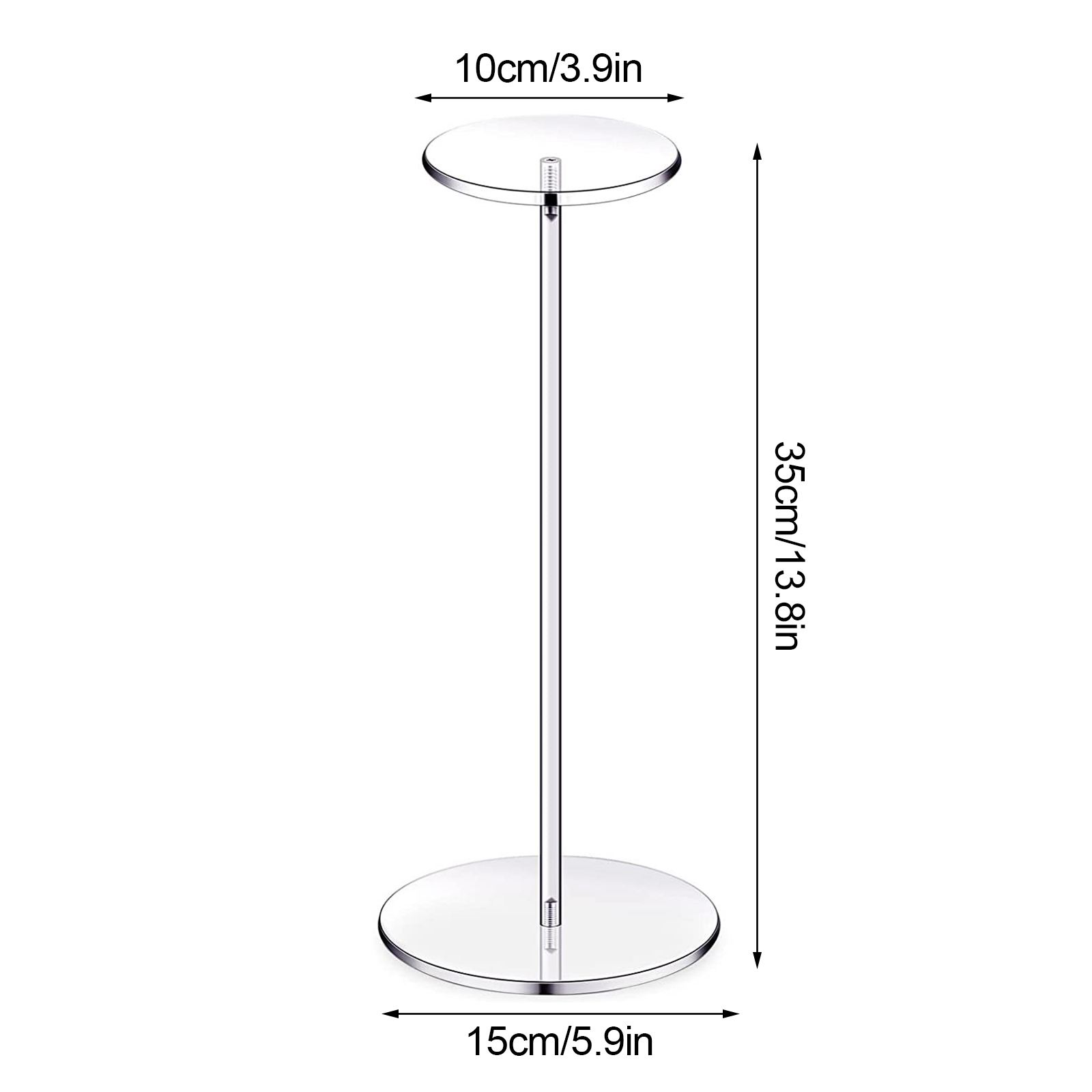Clear Acrylic Hat Stand And Wig Display Rack Hat Stands For Display Hat