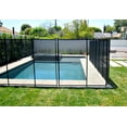 thumbnail image 2 of VINGLI Pool Fence 4Ft x 96Ft Swimming Pool Fence in Ground Pool Safety Fencing, Black, 2 of 8