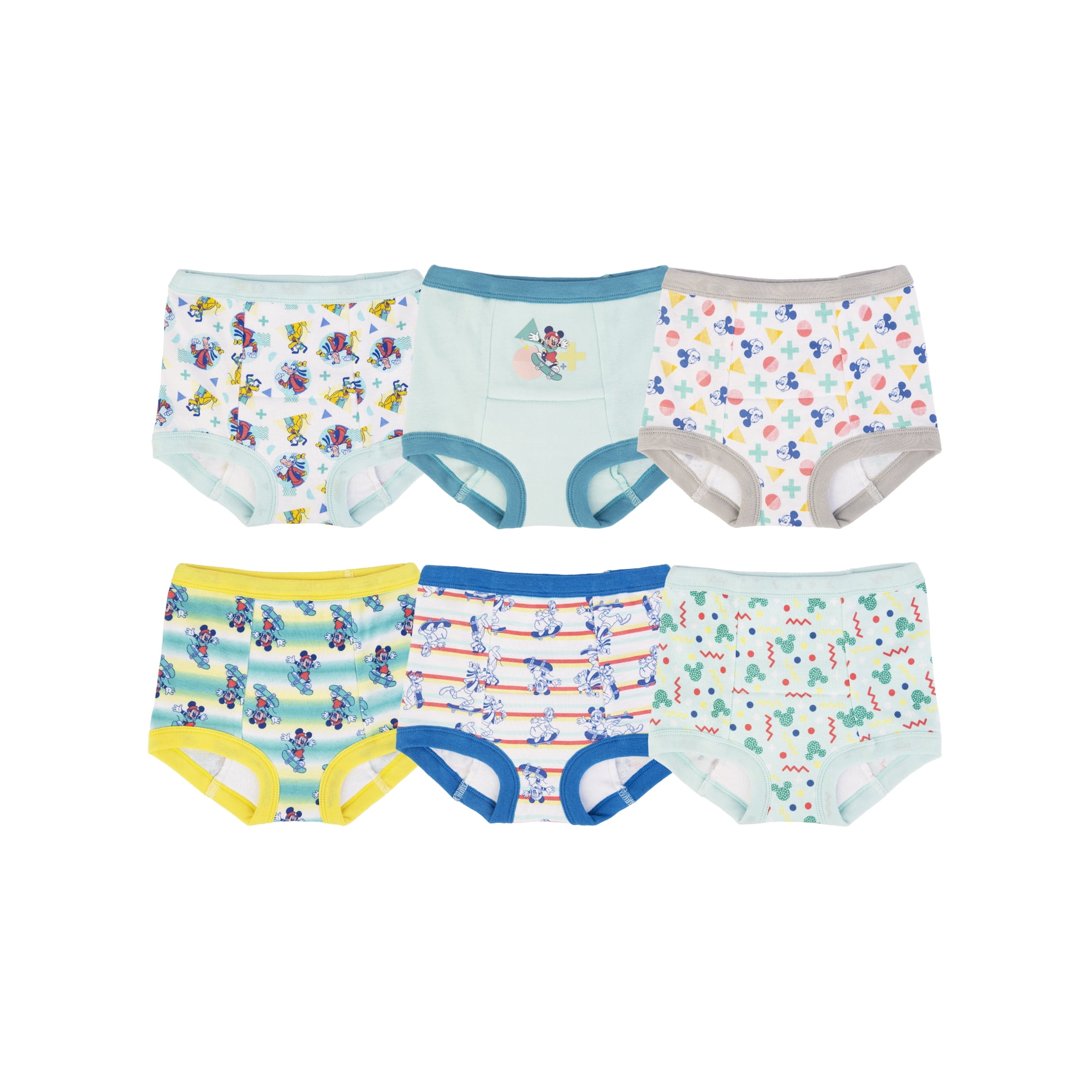 Mickey Toddler Boys' Training Pants, 6 - Pack, Sizes 2T-3T