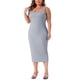 thumbnail image 4 of Vestido de verano sin mangas de talla grande para mujer Agnes Orinda, vestido de cóctel ajustado con escote cuadrado, vestido de tanque 3X gris, 4 of 7
