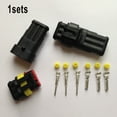 thumbnail image 2 of Electrical Waterproof Connector 1 2 3 4 5 6 Pin Way Superseal Car Boat Kit Clip 3Pin YIWEI, 2 of 7