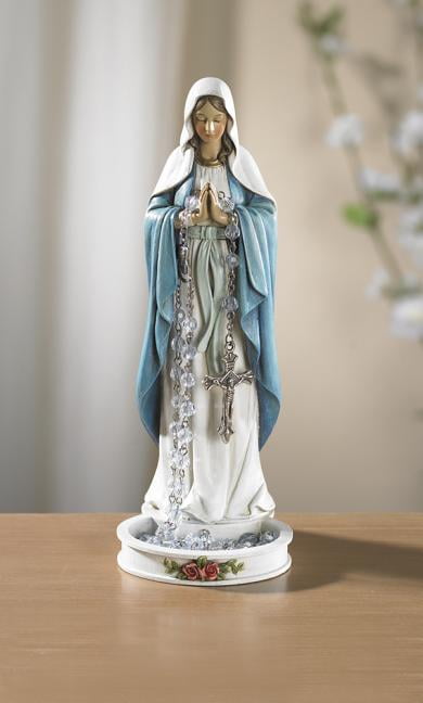 Madonna Rosary Holder, 8 inch
