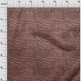 thumbnail image 2 of oneOone Cotton Cambric Dusty Rose Fabric Crocodile Animal Skin Quilting Supplies Print Sewing Fabric By The Yard 56 Inch Wide, 2 of 4
