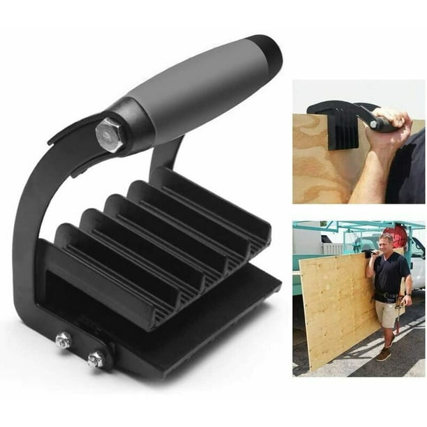 Elevador de tableros Elevador de placas de yeso de hierro Ergonómico Gorilla Gripper Panel de apoyo Placas de agarre para paneles de elevación convenientes Madera contrachapada Negro esquí esquí Gafas de esquí