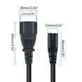 thumbnail image 5 of Reliable Male to Female Cable C14 to C7 Cord Flexible Power Cable PVC for Room, 5 of 8