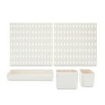 thumbnail image 3 of Pen+Gear Pegboard Set, White, 7 Pieces, Wall Hanging, 3 of 6