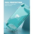 thumbnail image 3 of Mumba Case for Nintendo Switch Lite 2019, [Thunderbolt Series] Protective Clear cover with TPU Grip (Clear), 3 of 7