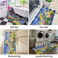 thumbnail image 6 of Summer Farmhouse Kitchen Rugs and Mats Set of 2,Narcissus Butterfly Floral Flower Kitchen Mat,Non Slip Washable Kitchen Floor Sink Mats Decorations for Home Kitchen 18"x48"+18"x30", 6 of 6