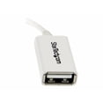 thumbnail image 2 of StarTech.com Adaptateur Micro USB vers USB OTG 5 Po Blanc M/F - Micro USB Mâle vers USB A Femelle pour Déplacement - Blanc (UUSBOGW) - Adaptateur USB - USB (F) vers Micro-USB Type B (m) - USB 2.0 OTG - 5 Po - Blanc, 2 of 3