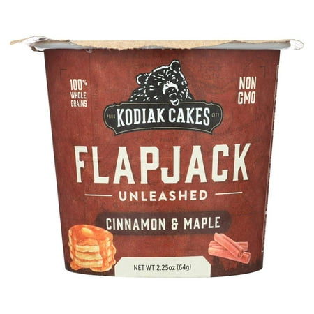 KODIAK CAKES  Flapjack  Onthego  Cinn Mpl  Pack of 12  Size 2.25 OZ  (Low Carb Kosher)