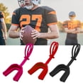 thumbnail image 2 of Sportteer Silicone Mouth Guard Slim fit Mouth Protector Silicone Sports Mouthguard Food Grade Match, 2 of 6