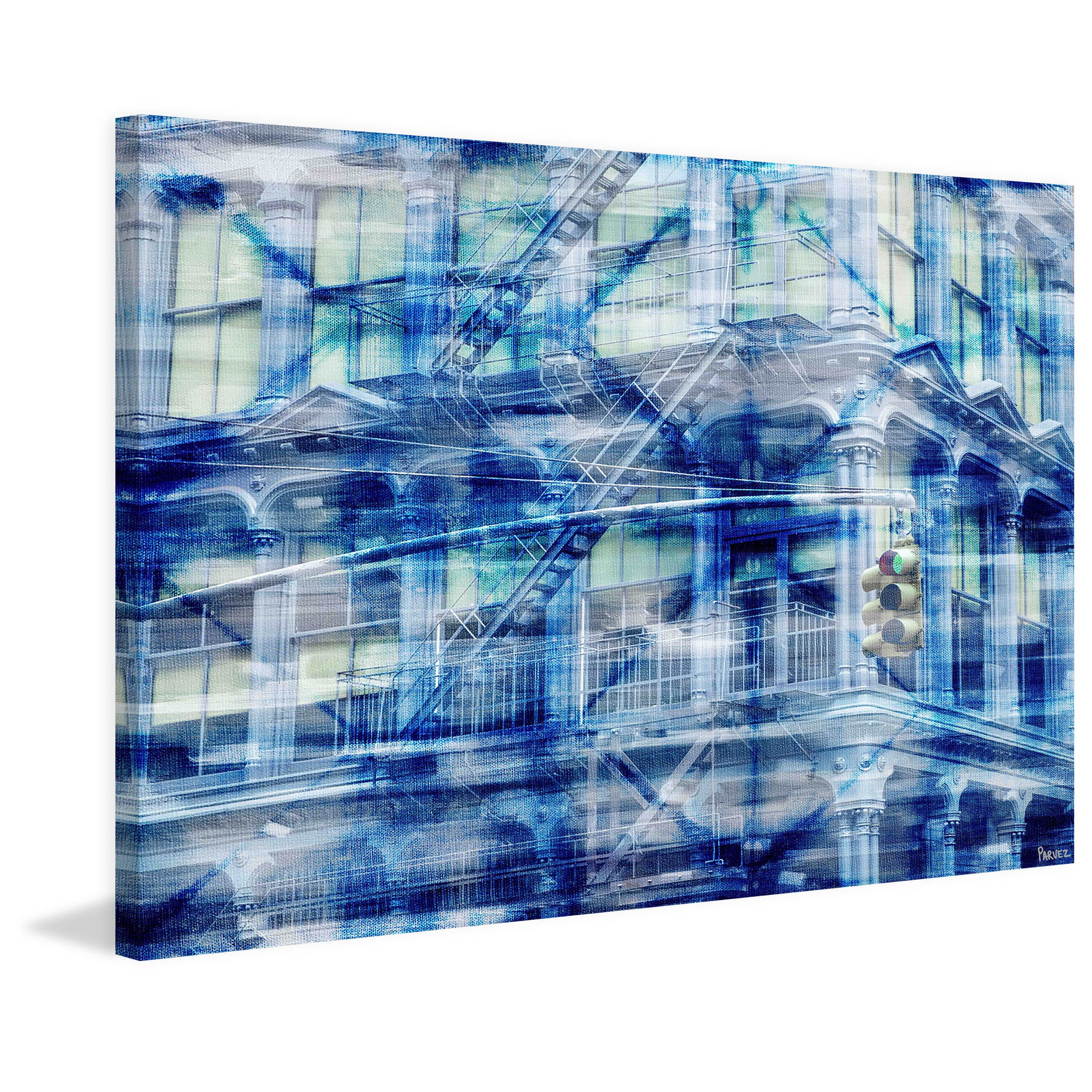 Parvez Taj "Fire Escapes" Print on Canvas