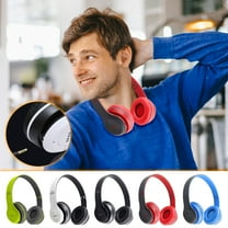 P47 Bluetooth Wireless Headphones, Foldable Over-Ear Headset with Noise Reduction, Built-in Card Slot, Universal Audio for Gaming and Gifts Christmas Gift