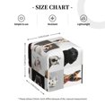 thumbnail image 4 of Xecao dogs pets collage Print Box Cover Holder, Square by Xecao - Leather Decorative Organizer for Tabletop, Bathroom, Car, Office, 4 of 7