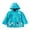 Z20 Blue, variant on Mifsaly Kids Rain Jacket Cute Floral Graphic Girls Hooded Button Down Windbreaker Waterproof Windproof Warm Fall Coat Outerwear