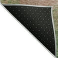 thumbnail image 3 of HomeRoots 604816 5 x 8 ft. Pink & Green Abstract Washable Indoor & Outdoor Rectangle Area Rug, 3 of 5
