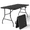 Black, variant on HOUSNIFLEX 5FT Folding Table, Heavy Duty Portable Table, Waterproof HDPE, Foldable for Picnic, Party, Camping, Dining, BBQ, Indoor & Outdoor, White